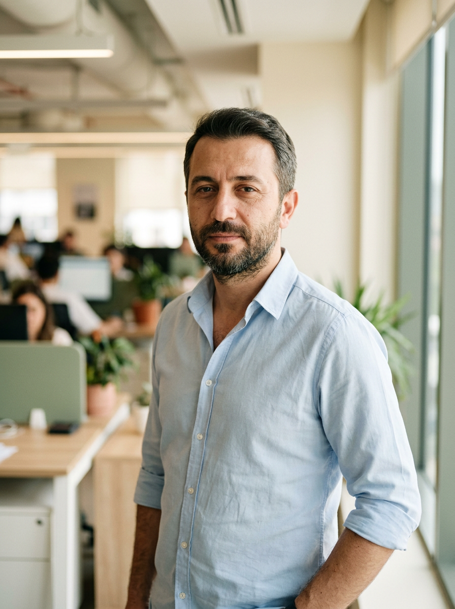 Özel sektör çalışanı için profil görseli